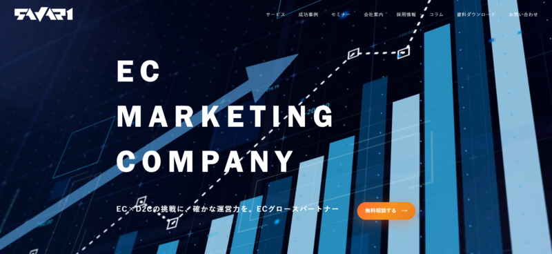 サヴァリ株式会社のトップページ