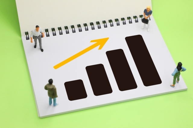 利益が上がるイメージ画像