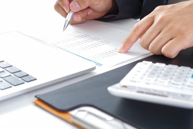 表のデータを確認する手